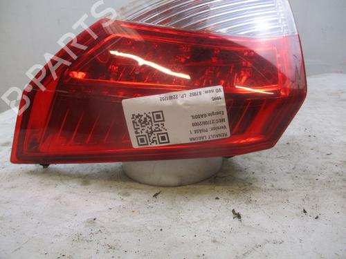 Right taillight RENAULT LAGUNA III (BT0/1) 1.5 dCi (BT00, BT0A, BT0T, BT1J) | BP24971510C35 