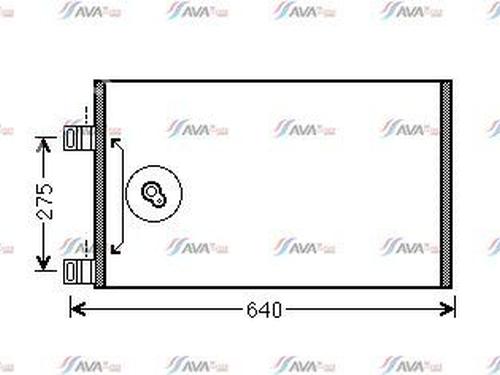 Used AC radiator RENAULT KANGOO Express (FW0/1_) 1.5 dCi 75 (FW07, FW10, FW04) (75 hp) 26637366
