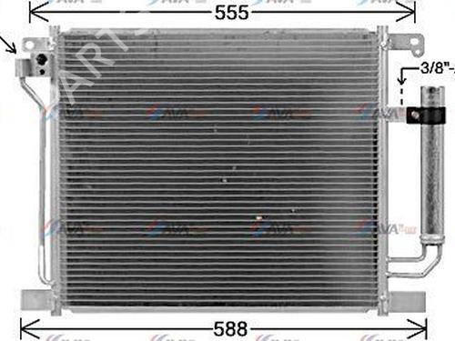 Used AC radiator NISSAN JUKE (F15) 1.2 DIG-T (115 hp) 30915528