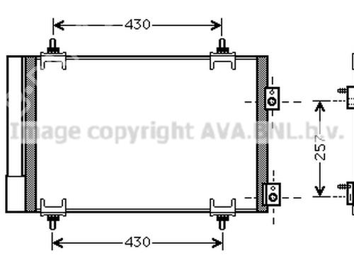 AC-Kondensator CITROËN C4 Picasso I MPV (UD_) [2006-2015]  20205640
