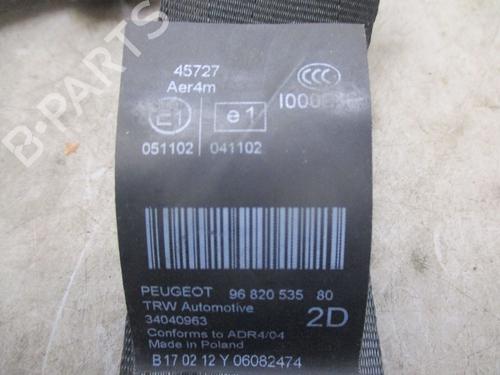 Rear right belt tensioner PEUGEOT 5008 (0U_, 0E_) 1.6 HDi | BP25019543C90