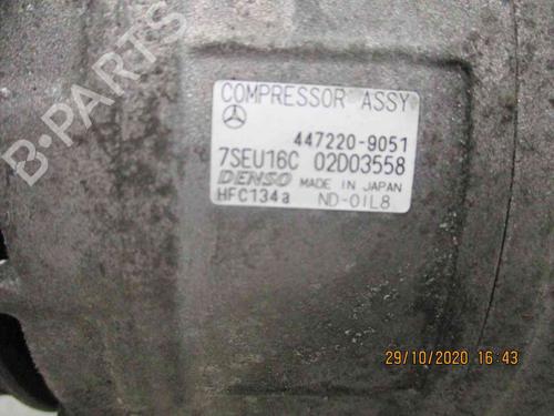 Used AC compressor MERCEDES-BENZ E-CLASS (W211) E 270 CDI (211.016) (177 hp) 24010445