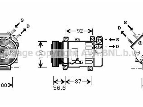 Used AC compressor AC compressor 39599455 39599455