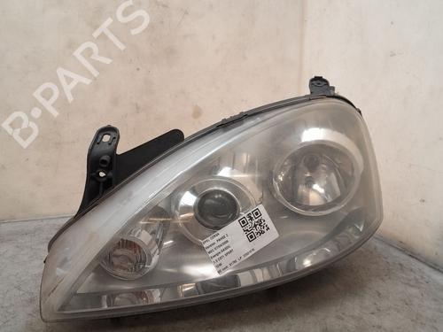 Used Left headlight OPEL CORSA C (X01) 1.3 CDTI (F08, F68) (70 hp) 26175976