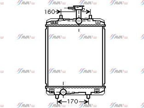 Used Water radiator CITROËN C1 (PM_, PN_) 1.0 (68 hp) 26592952