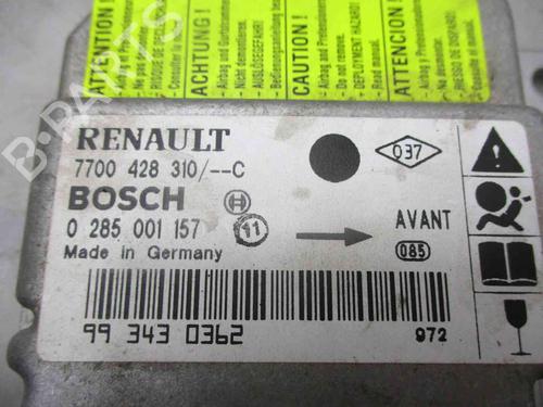 ECU airbags RENAULT CLIO II (BB_, CB_) 1.9 dTi (B/CB0U) | BP26633147M53 