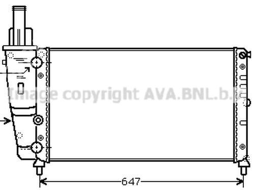 Køler FIAT PUNTO (176_) [1993-1999]  26626395