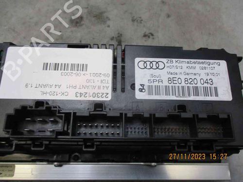 Commande Chauffage AUDI A4 B6 Avant (8E5) 1.9 TDI | BP26630762I5 