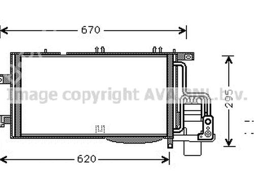 Used AC radiator OPEL COMBO Tour [2001-2011]  26628852