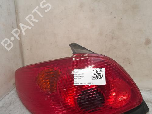 Used Left taillight PEUGEOT 206 Van 1.4 HDi (68 hp) 26537728