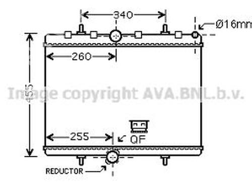 Water radiator FIAT SCUDO Bus (270_, 272_) 1.6 D Multijet | BP21833470M31 