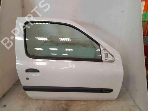 Used Right front door RENAULT CLIO II (BB_, CB_) 1.2 16V (BB05, BB0W, BB11, BB27, BB2T, BB2U, BB2V, CB05,... (75 hp) 24012244