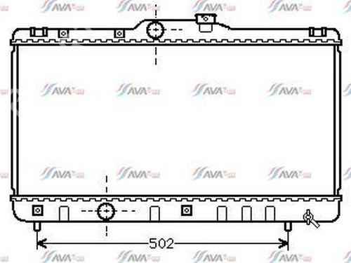 Used Water radiator TOYOTA COROLLA Compact (_E10_) [1992-1999]  29984678