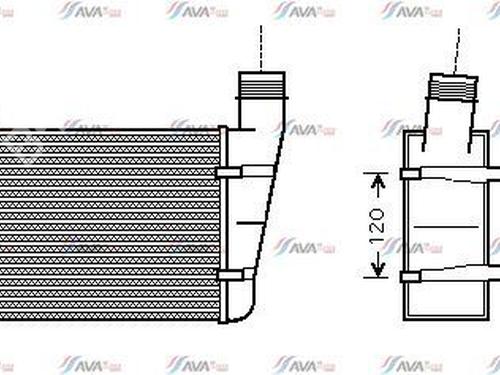 Used Intercooler AUDI A4 B6 (8E2) 1.9 TDI (130 hp) 26638236