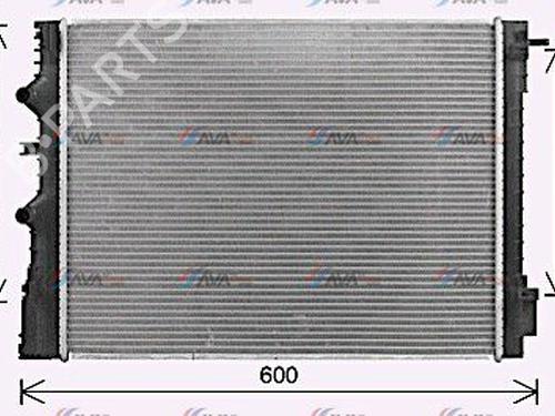 Used Water radiator RENAULT TWINGO III (BCM_, BCA_) 0.9 TCe 90 (BCM9, BCM2) (90 hp) 28309400
