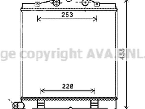 Water radiator KIA PICANTO I (SA) 1.1 | BP26627234M31 