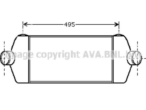 Intercooler FORD TRANSIT Platform/Chassis (FM_ _, FN_ _, FF_ _) 2.2 TDCi 1423732 1423732