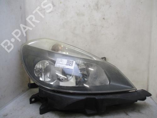Used Right headlight Right headlight RENAULT CLIO III (BR0/1, CR0/1) 1.2 16V (BR02, BR0J, BR11, CR02, CR0J, CR11) (75 hp) 25043877 25043877