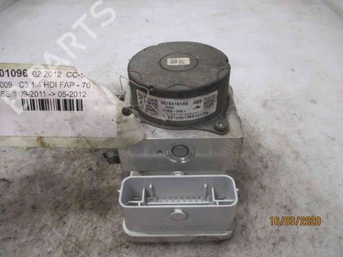 ABS Bremseaggregat CITROËN C3 II (SC_) 1.4 HDi 70 (SC8HZC, SC8HR0, SC8HP4) | BP19717198M43 