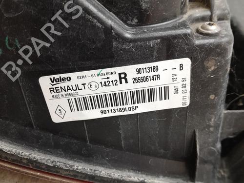 Right taillight DACIA SANDERO II 1.0 SCe 75 (B8JC, B8JD, B8NC) | BP30116628C35 