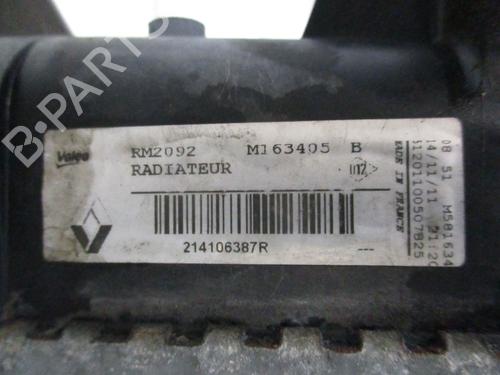 Water radiator RENAULT SCÉNIC III (JZ0/1_) 1.5 dCi | BP29344098M31 