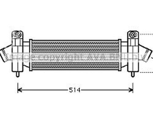 Intercooler FORD MONDEO III (B5Y) [2000-2007]  26620723