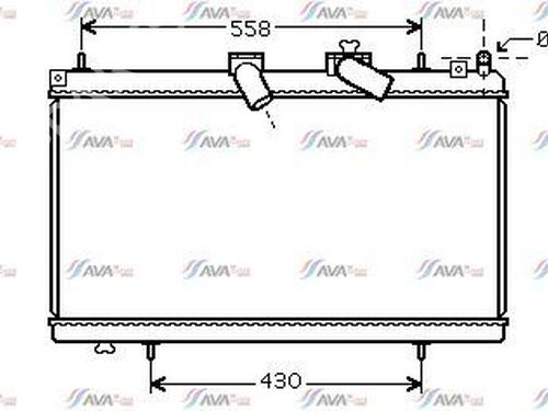 water-radiator-peugeot-607-9d-9u-2000-31842767 main image