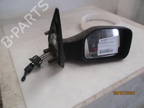 Rétroviseur Droit électrique Pour Peugeot 106 (1991-1996) - Miroir Convexe Argenté, Chauffant, Couleur Noire | Pièce De Rechange Complète