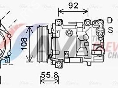 Used AC compressor AC compressor 38022248 38022248