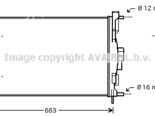 Water radiator RENAULT MEGANE II (BM0/1_, CM0/1_)  | BP26624403M31 