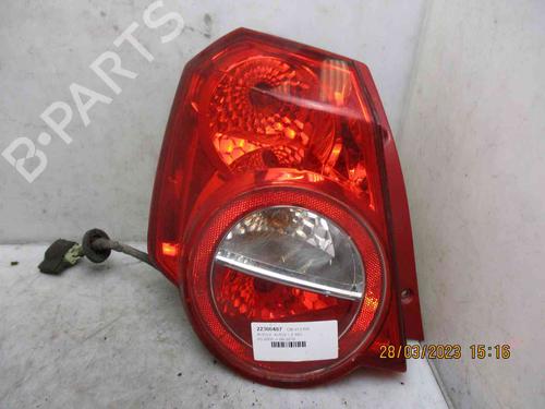 Used Left taillight CHEVROLET AVEO / KALOS Hatchback (T250, T255) [2006-2025]  26629254