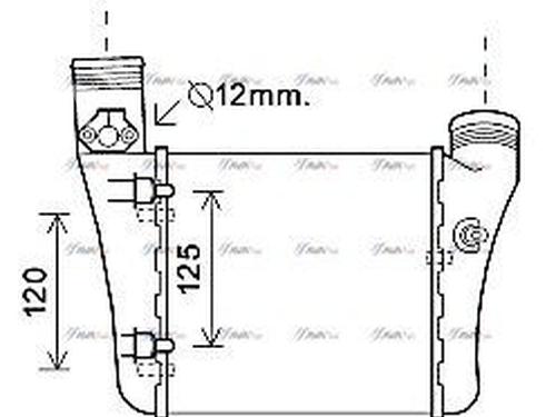 Used Intercooler Intercooler AUDI A4 B7 (8EC) 2.0 TDI 16V (140 hp) 32787874 32787874