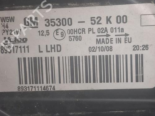 Left headlight OPEL AGILA B (H08) 1.2 (F68) | BP39599461C28 - Image 7