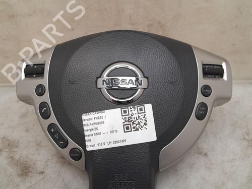 Airbag chauffør NISSAN QASHQAI / QASHQAI +2 I (J10, NJ10, JJ10E) 1.6 (114 hp) 25735379