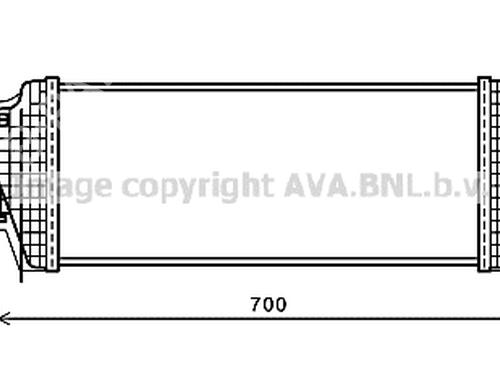 Intercooler MERCEDES-BENZ M-CLASS (W164) ML 320 CDI 4-matic (164.122) | BP26623476M30