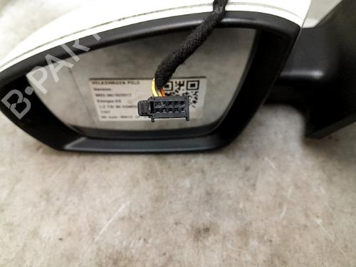 Left mirror VW POLO V (6R1, 6C1) 1.2 TSI 16V | BP24971243C26 