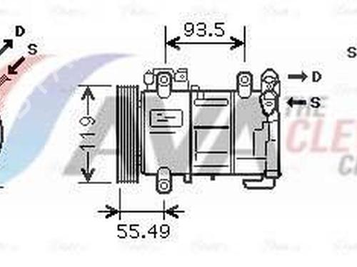 Used AC compressor AC compressor 38022258 38022258