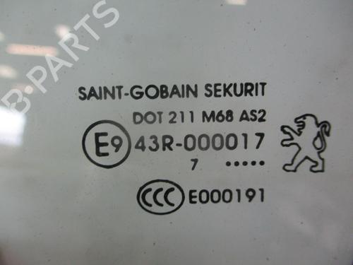 Front left door window PEUGEOT 207 CC (WD_) 1.6 HDi | BP26175982C18 