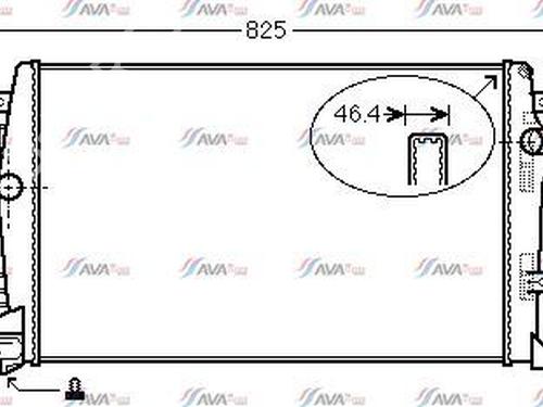 Used Water radiator RENAULT SCÉNIC III (JZ0/1_) 1.9 dCi (JZ0J, JZ1J, JZ1K, JZ1S) (131 hp) 28828230