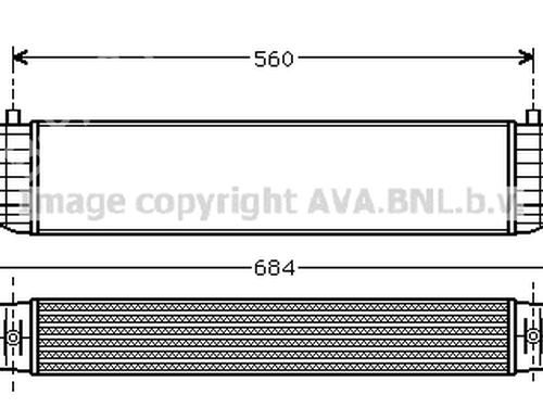 Intercooler VW SHARAN (7M8, 7M9, 7M6) 1.9 TDI (90 hp) 20201410