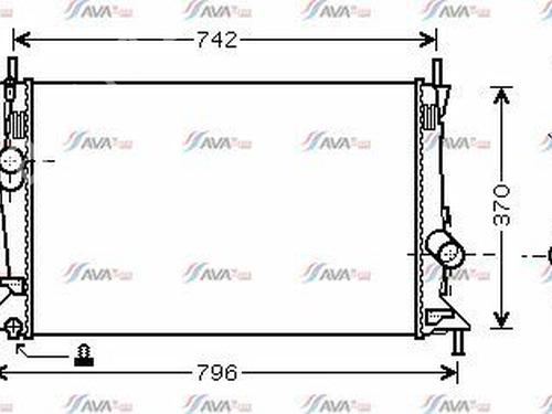 Used Water radiator FORD FOCUS II (DA_, HCP, DP) 1.8 (125 hp) 30138588