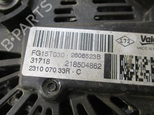 Used Alternator RENAULT KANGOO Express (FW0/1_) 1.2 TCe 115 (FW02, FW14) (115 hp) 31633553