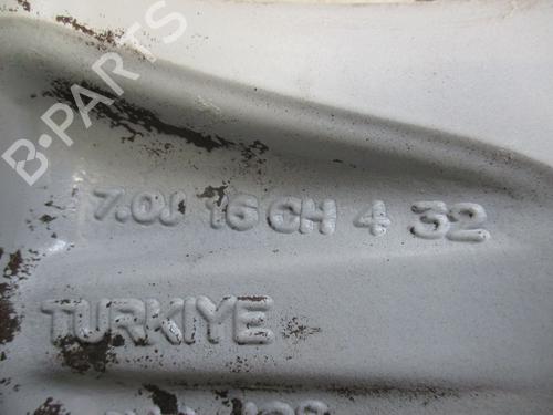 Rim PEUGEOT 3008 I MPV (0U_) 1.6 HDi | BP26639797C45