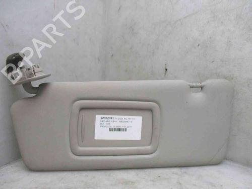 Used Left sun visor RENAULT MEGANE III Hatchback (BZ0/1_, B3_) [2008-2025]  26632576