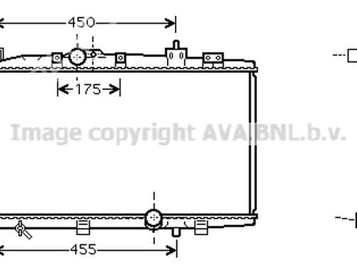 Køler TOYOTA YARIS VERSO (_P2_) | BP24008747M31