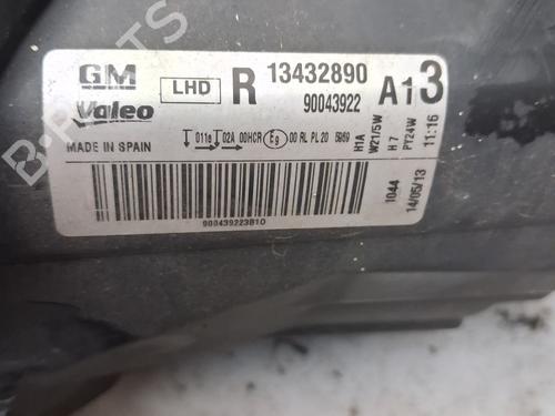 Right headlight OPEL CORSA D (S07) 1.3 CDTI (L08, L68) | BP38448689C29 - Image 7