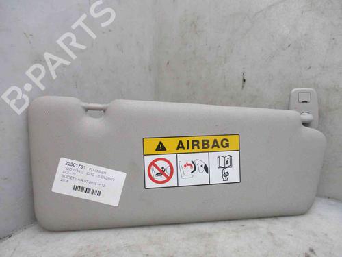 Højre solskærm RENAULT CLIO IV (BH_) 1.5 dCi 75 (75 hp) 26631760