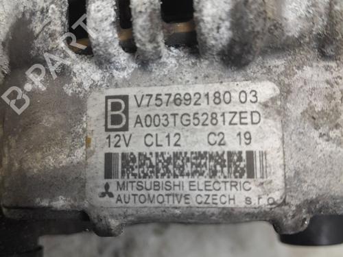 Used Alternator Alternator PEUGEOT 208 I (CA_, CC_) 1.4 VTi (95 hp) 31076246 31076246