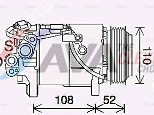Used AC compressor AC compressor BMW 2 Active Tourer (F45) 225 xe Plug-in-Hybrid (224 hp) 34407795 34407795