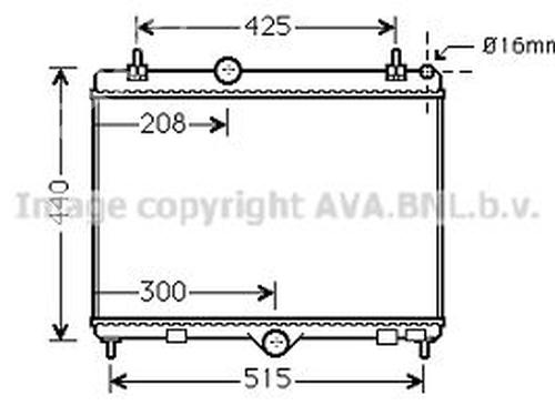 Water radiator PEUGEOT 508 I (8D_) 2.0 BlueHDi 180 | BP26620811M31 